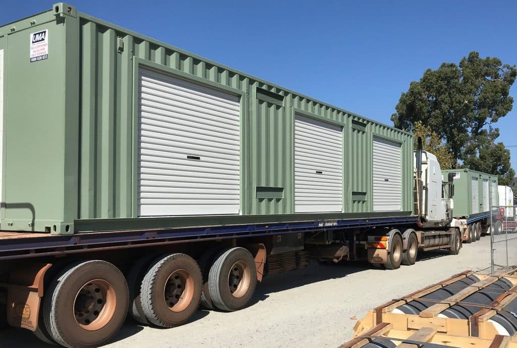 Container lube room modification